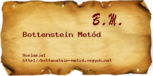 Bottenstein Metód névjegykártya